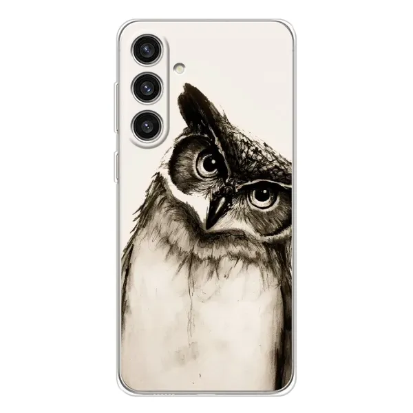 Чехол с принтом «Сова» для Samsung Galaxy S25 Plus Чехол с принтом «Сова» для Samsung Galaxy S25 Plus