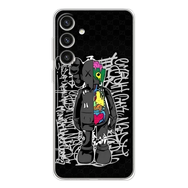 Чехол с принтом «Стиль Bearbrick» для Samsung Galaxy S25 Plus