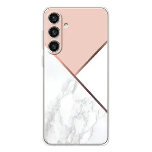 Мраморний чехол на Samsung Galaxy S25 Plus (VPrint) (Тройний мрамор)