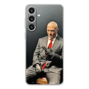 Чехол с принтом «Усик Hitman» для Samsung Galaxy S25 Plus