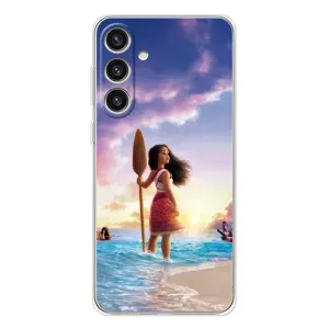 Чохол з мультфільмом Ваяна Samsung Galaxy S25 Plus (Моана з веслом)