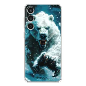 Чохол з принтом «Полярний ведмідь» для Samsung Galaxy S25 Plus