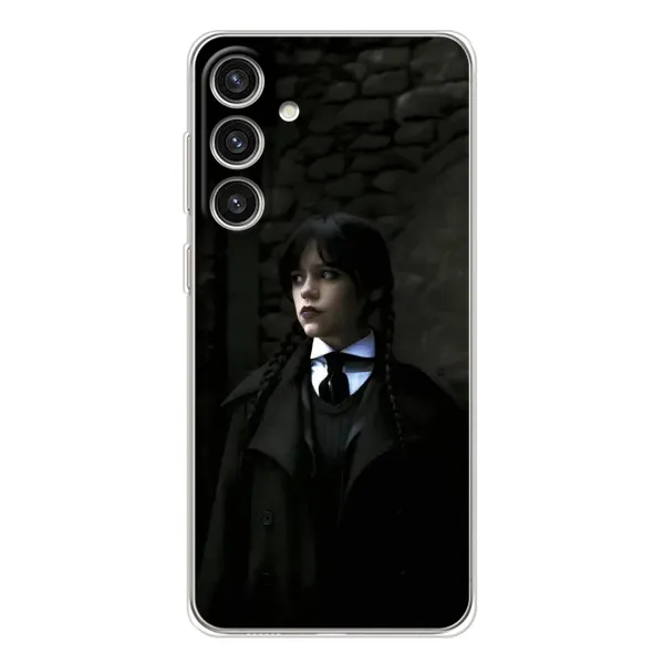 Чехол с принтом «Темный стиль Уэнздей» для Samsung Galaxy S25 Plus