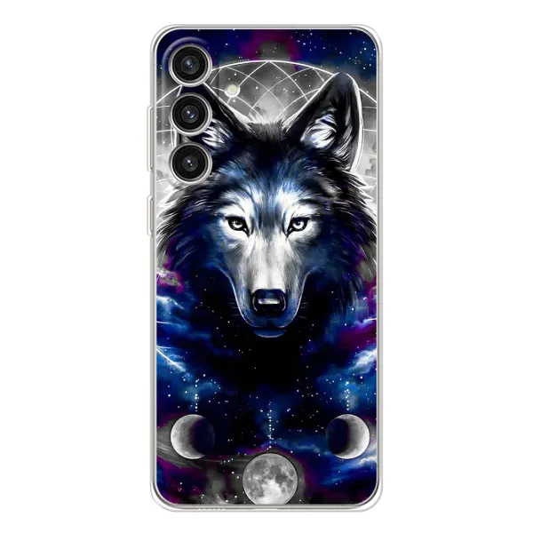 Чехол с принтом «Волк» для Samsung Galaxy S25 Plus Чехол с принтом «Волк» для Samsung Galaxy S25 Plus