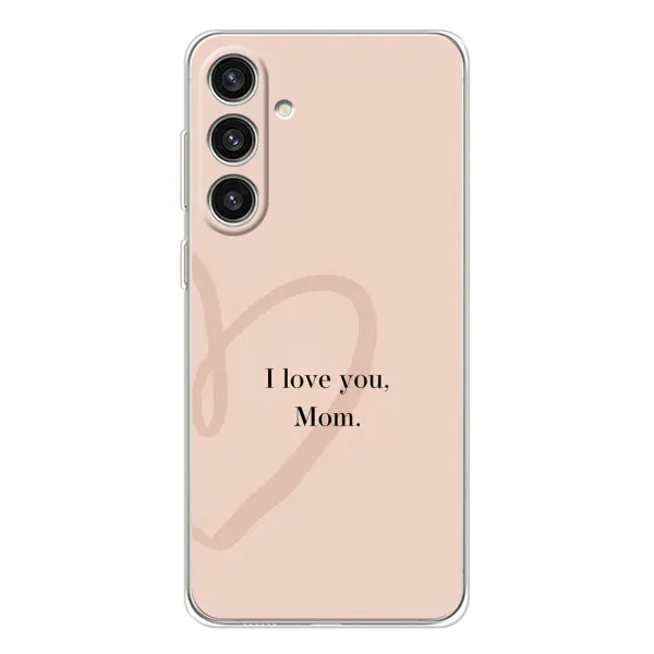 Чехол с принтом «Сердце маме» для Samsung Galaxy S25 Plus Чехол с принтом «Сердце маме» для Samsung Galaxy S25 Plus