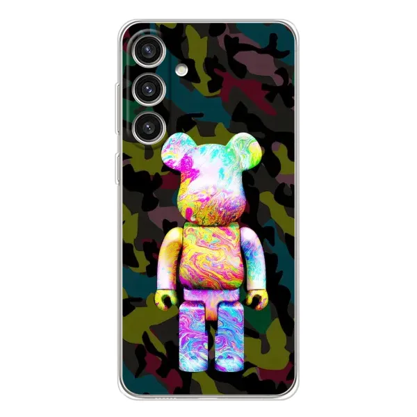 Чехол с принтом «Яркий Bearbrick» для Samsung Galaxy S25 Plus