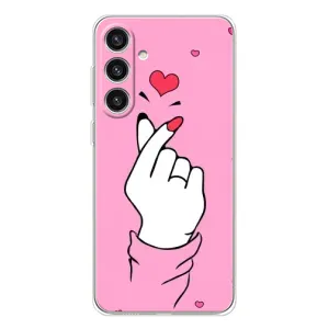 Чохол з принтом для Samsung Galaxy S25 Plus (AlphaPrint - Знак сердечка) (Знак Love)
