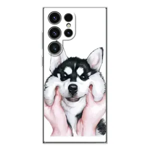 Чохли з собаками для Samsung Galaxy S25 Ultra (VPrint) (Радісний Хаскі)