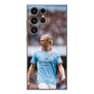 Чехлы с футболистом Ерлинг Холанд для Samsung Galaxy S25 Ultra (AlphaPrint) (Эрлинг Холанд)