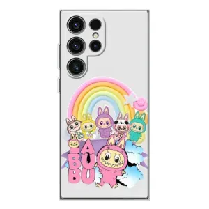 Чехол с Лабубу на Samsung Galaxy S25 Ultra (Фон Лабубу)