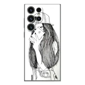 Чохол з друком для Samsung Galaxy S25 Ultra - (Мода) (AlphaPrint) (Фото дівчини)