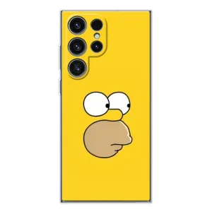 Чехол с Симпсонами для Samsung Galaxy S25 Ultra (VPrint) (Гомер)
