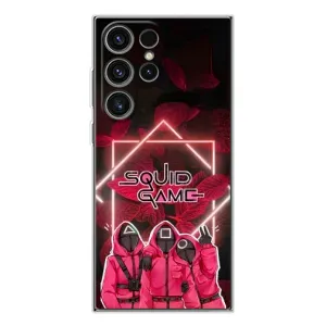 Чехол Гра в кальмара для Samsung Galaxy S25 Ultra (Охранники Игра кальмара)