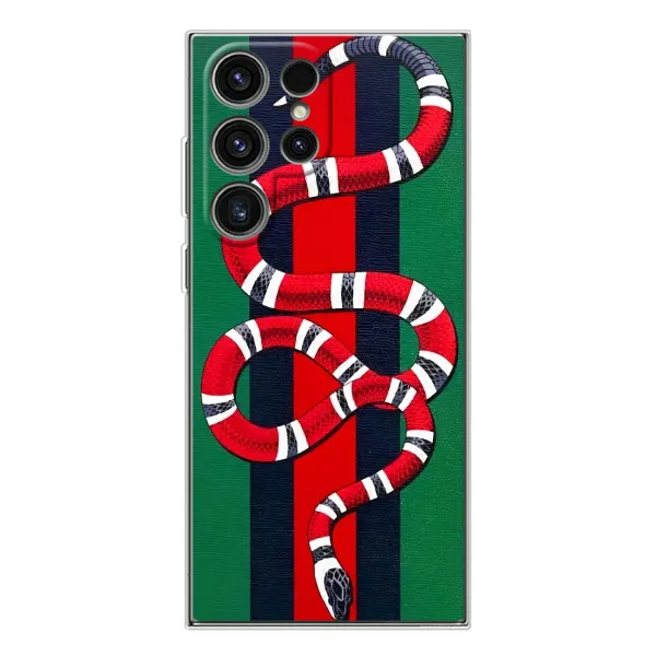 Чехол с принтом «Gucci змия» для Samsung Galaxy S25 Ultra