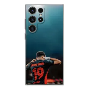 Чехол с футболистом Ламин Ямаль Samsung Galaxy S25 Ultra (Ламин 19)