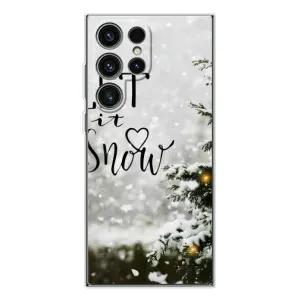 Новорічні, Святкові Чохли для Samsung Galaxy S25 Ultra - 2024 год (Let it snow)