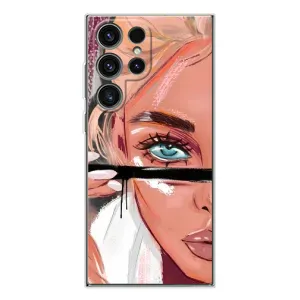 Чохол з друком для Samsung Galaxy S25 Ultra - (Мода) (AlphaPrint) (Макіяж)