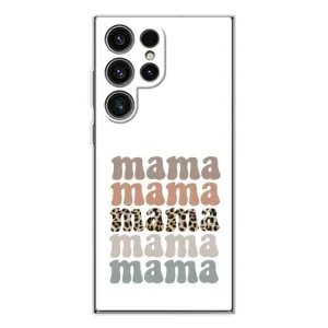 Чохли для мами на Samsung Galaxy S25 Ultra (Текстовий колаж мама)