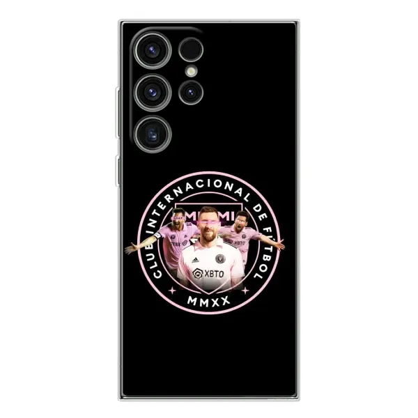 Чехол с принтом «Месси в лого» для Samsung Galaxy S25 Ultra Чехол с принтом «Месси в лого» для Samsung Galaxy S25 Ultra