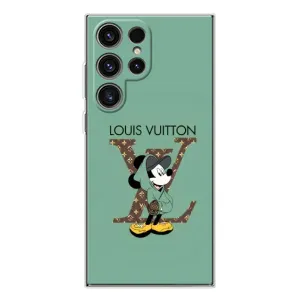 Чохли Луі Вітон для Samsung Galaxy S25 Ultra (AlphaPrint - LOUIS VUITTON) (Міккі Маус LV)