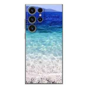 Силіконовий чохол з КАРТИНКАМИ літо для Samsung Galaxy S25 Ultra (AlphaPrint) (Море)