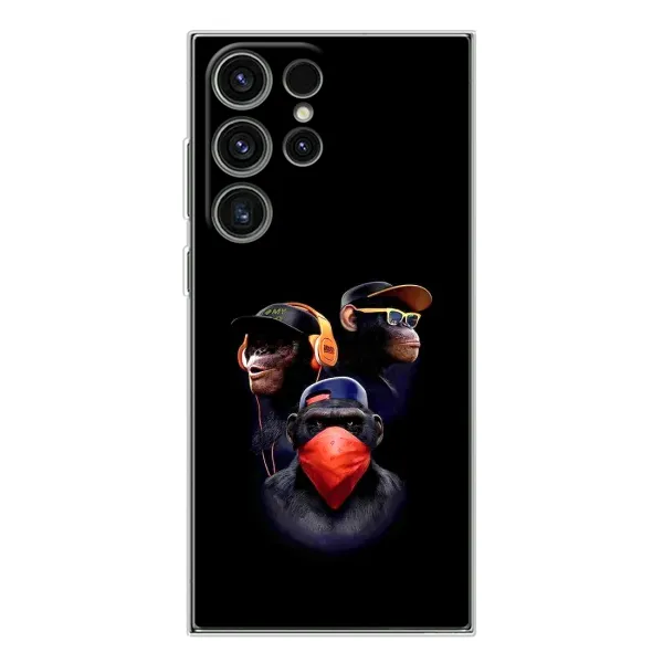 Чехол с принтом «Три обезьяны» для Samsung Galaxy S25 Ultra