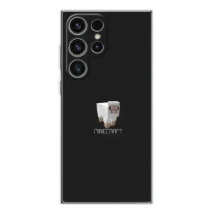 Чохол Майнкрафт на Samsung Galaxy S25 Ultra (AlphaPrint) Minecraft (Овечка Майнкрафт)