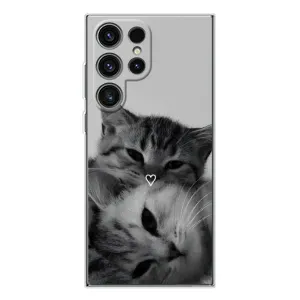 Чохол з малюнком кіт на Samsung Galaxy S25 Ultra (Пара котів)