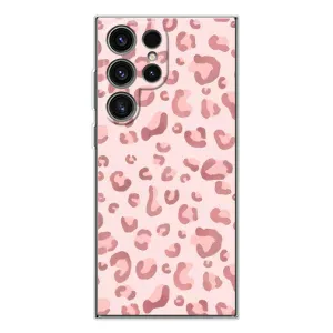 Чохол з розовим принтом для Samsung Galaxy S25 Ultra (Рожевий леопард)