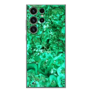 Мраморний чехол на Samsung Galaxy S25 Ultra (VPrint) (Салатовий Мрамор)