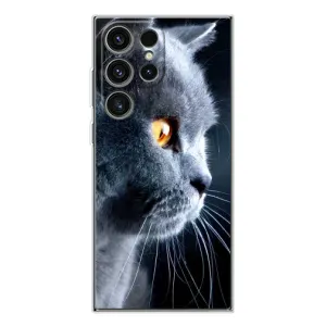 Чохли з Котиками для Samsung Galaxy S25 Ultra (VPrint) (Сірий Кіт)
