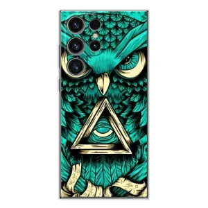 Чохол з пташками на Samsung Galaxy S25 Ultra (VPrint) (Сова з оком)