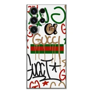 Бренднові Чохли для Samsung Galaxy S25 Ultra - (PREMIUMPrint) (Стиль GUUCI)