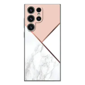 Мраморний чехол на Samsung Galaxy S25 Ultra (VPrint) (Тройний мрамор)