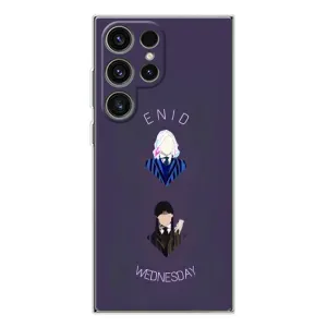 Чехлы Венсдей на Samsung Galaxy S25 Ultra Уэнсдей (AlphaPrint) (Уэнздей и подруга)