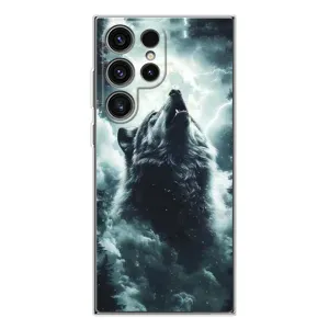 Чохол з картинкою 'Хижаки' для Samsung Galaxy S25 Ultra (Вовк у хмарах)