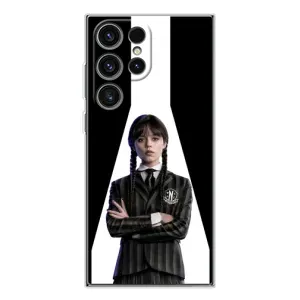 Чехлы Венсдей на Samsung Galaxy S25 Ultra Уэнсдей (AlphaPrint) (W-Wednesday)