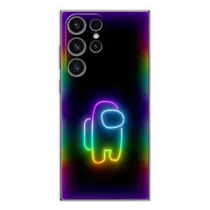 Чехол Амонг Ас для Samsung Galaxy S25 Ultra (AlphaPrint) (Яркий скин)