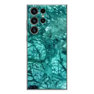 Мраморний чехол на Samsung Galaxy S25 Ultra (VPrint) (Зелений мрамор)
