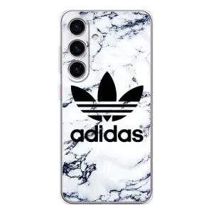 Чехлы Адидас для Samsung Galaxy S25 (AlphaPrint) (Адидас на мраморе)