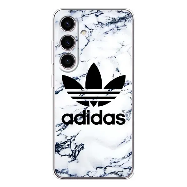 Чохол з принтом «Адідас на мраморі» для Samsung Galaxy S25