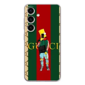 Бренднові Чохли для Samsung Galaxy S25 - (PREMIUMPrint) (Барт ГУЧЧІ)