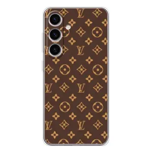 Чохли Луі Вітон для Samsung Galaxy S25 (AlphaPrint - LOUIS VUITTON) (фон LOUIS VUITTON)