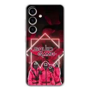 Чехол Гра в кальмара для Samsung Galaxy S25 (Охранники Игра кальмара)