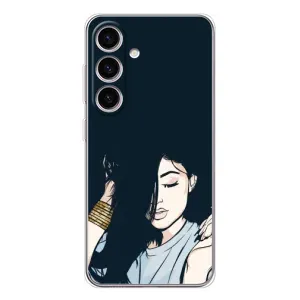 Чехол с печатью для Samsung Galaxy S25 - (Мода) (AlphaPrint) (Красивая девочка)