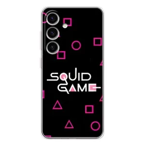 Чехол Гра в кальмара для Samsung Galaxy S25 (Паттерн Игра кальмара)
