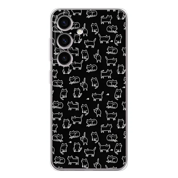 Чехол с принтом «Меленькие котики» для Samsung Galaxy S25