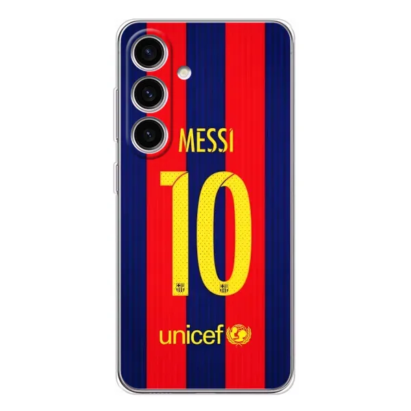 Чохол з принтом «Messi Barca 10» для Samsung Galaxy S25