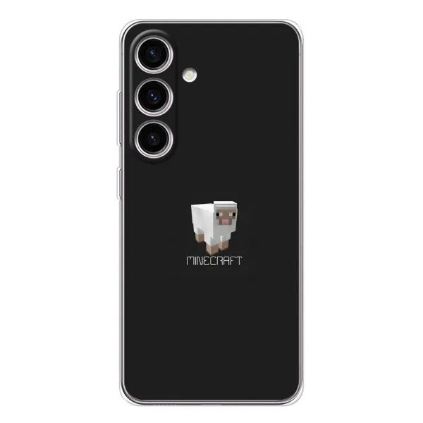 Чехол с принтом «Овечка Майнкрафт» для Samsung Galaxy S25