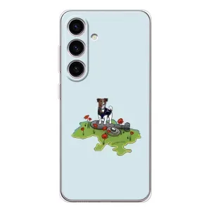 Чехлы с картинкой собаки Патрон для Samsung Galaxy S25 (AlphaPrint) (Сапер Пес)